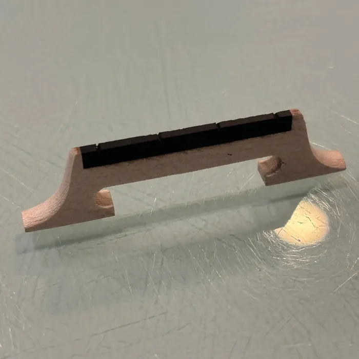 Banjo Bridge 5/8 4 String Maple With Ebony Insert