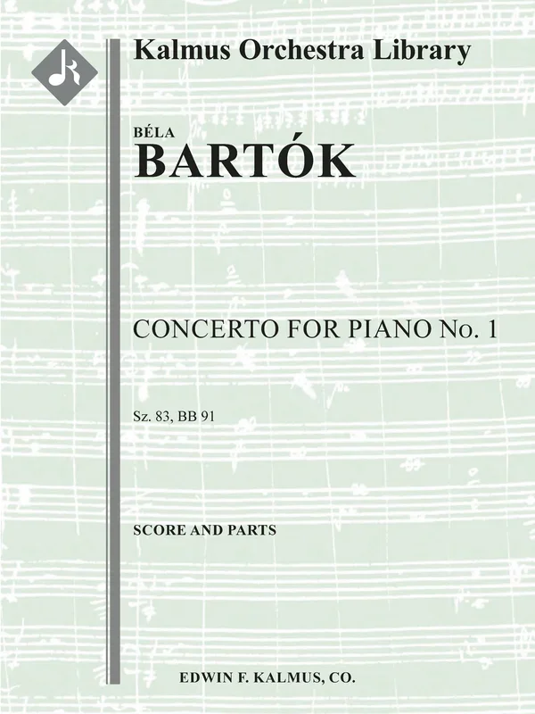 Bartók: Piano Concerto No. 1, Sz. 83