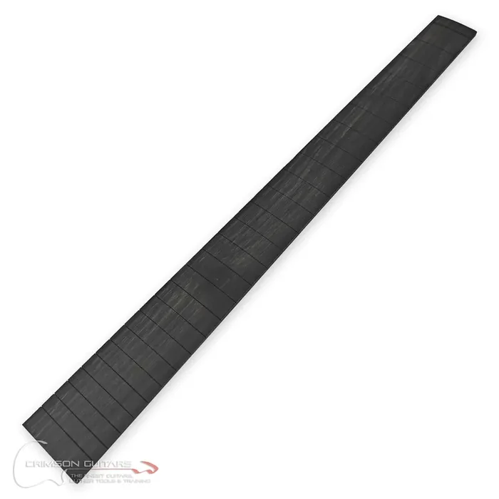 Bass Fretboard – Premium African Ebony – Pre-Slotted and Radius