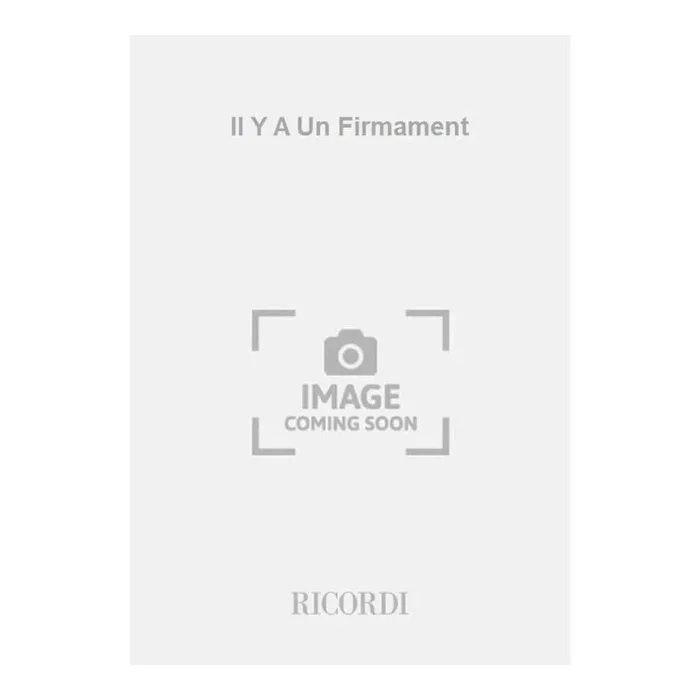 Battistelli, Giorgio – Il Y A Un Firmament