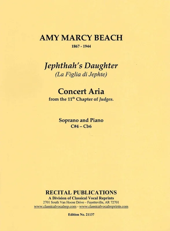 Beach: Jephthah’s Daughter