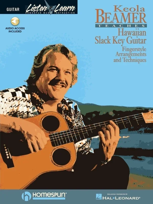 Beamer Teaches Hawaiian Slack Key Guitar Book/CD