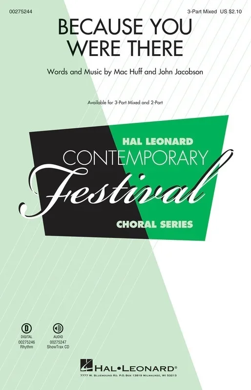 Because You Were There 3 Part Mixed (Octavo)