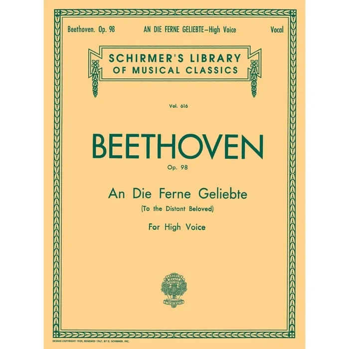 Beethoven, Ludwig – An Die Ferne Geliebte