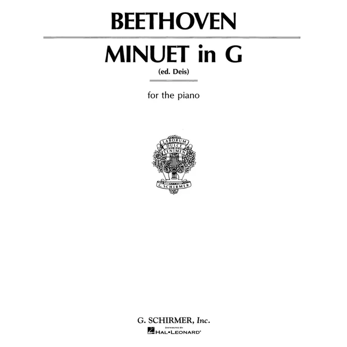 Beethoven, Ludwig – Minuet in G