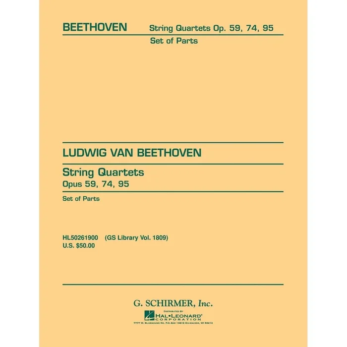 Beethoven, Ludwig – String Quartets