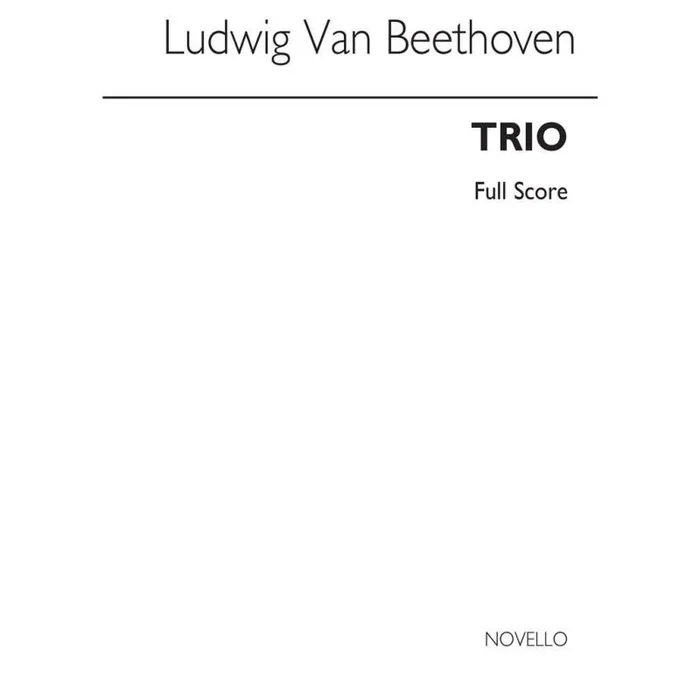 Beethoven, Ludwig van – L Trio Op87 (3 Equal Clarinets) Score