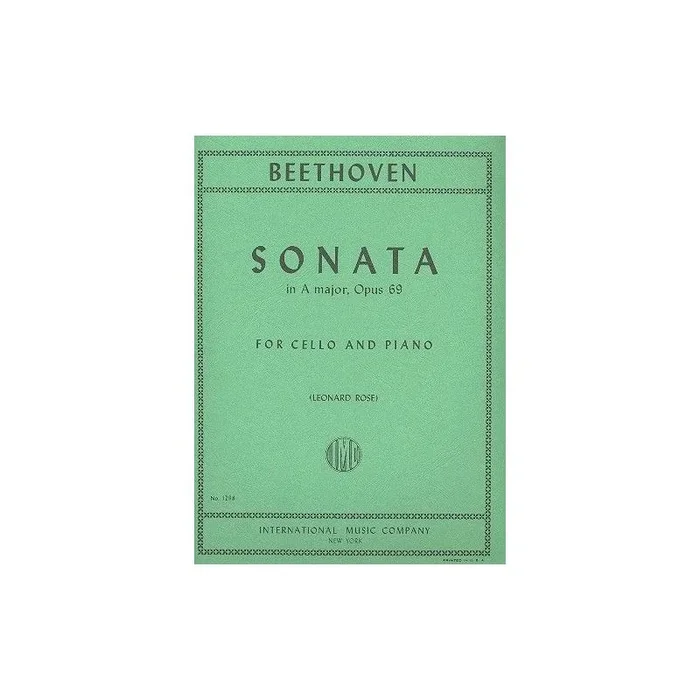 Beethoven, Ludwig van – Sonata No.3 A Major Op.69