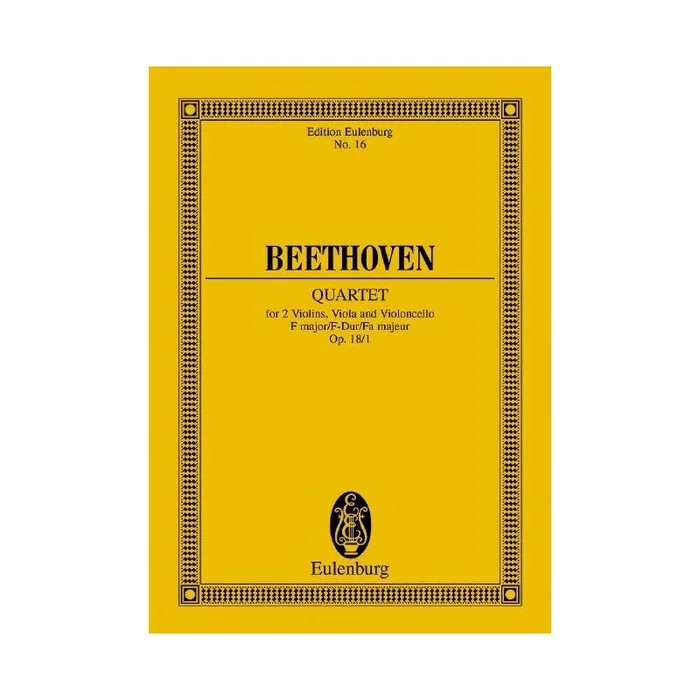 Beethoven, Ludwig van – String Quartet F major op. 18/1