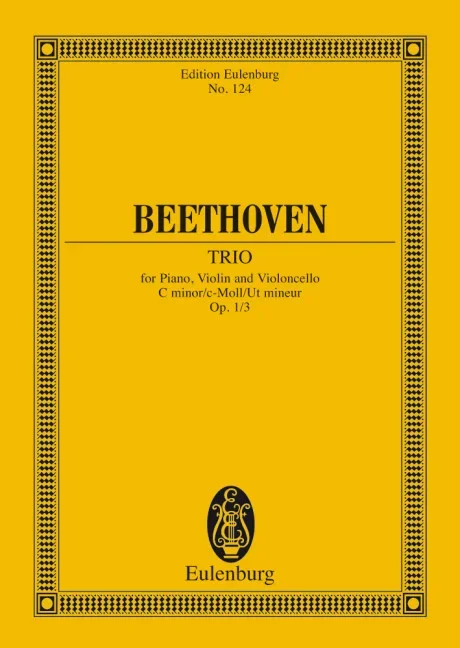 Beethoven, Ludwig van : Beethoven, Ludwig van : Piano Trio No. 3 C minor, – piano trio – Schott Digital