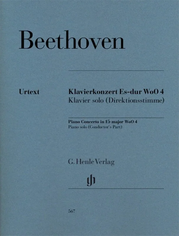 Beethoven: Piano Concerto WoO 4 Piano Solo