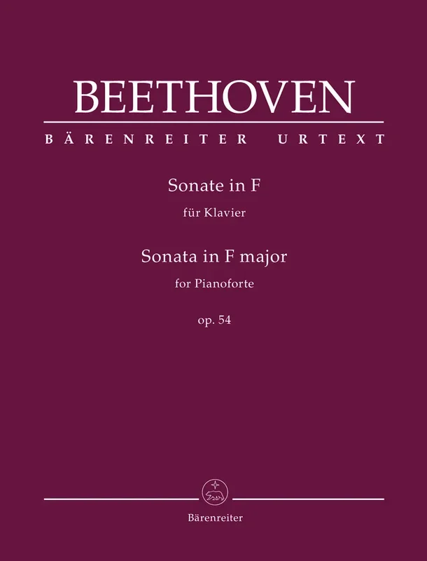 Beethoven: Piano Sonata in F Major Op 54