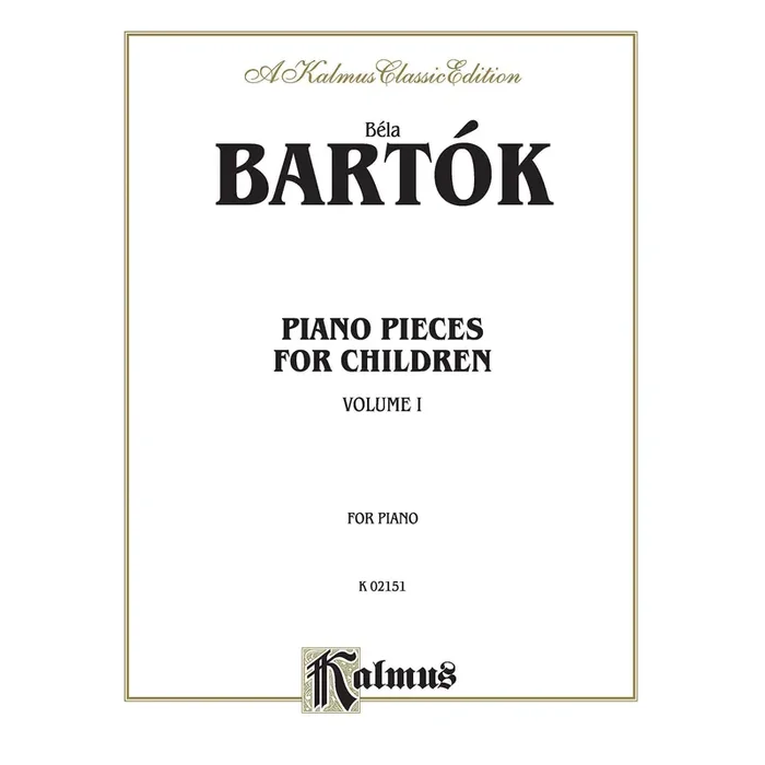 Bela Bartok Piano Pieces for Children
