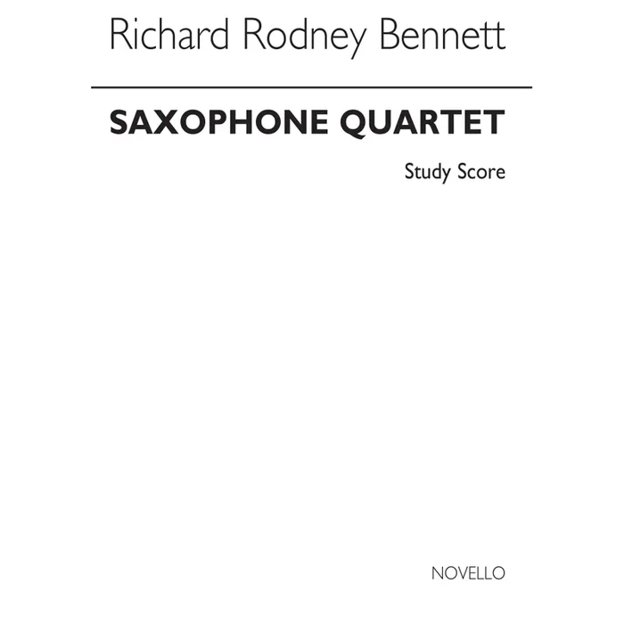 Bennett, Richard Rodney – Saxophone Quartet