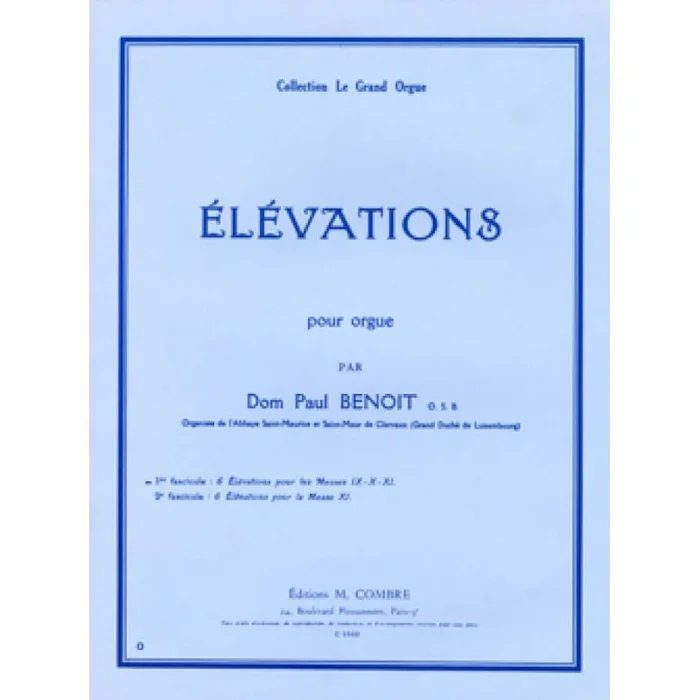 Benoit, D.P. – Elévations pour les Sanctus des Messes IX-X-XI (6)