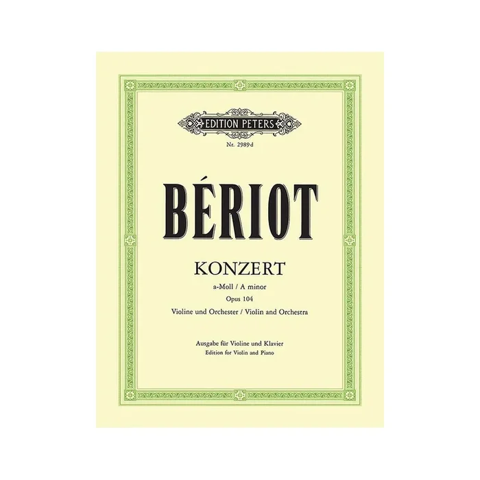 Beriot, Charles-August de – Concerto No.9 in A minor Op.104
