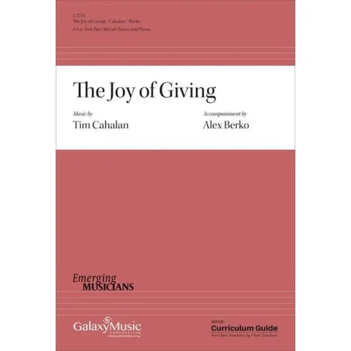 Berko & Cahalan – The Joy of Giving