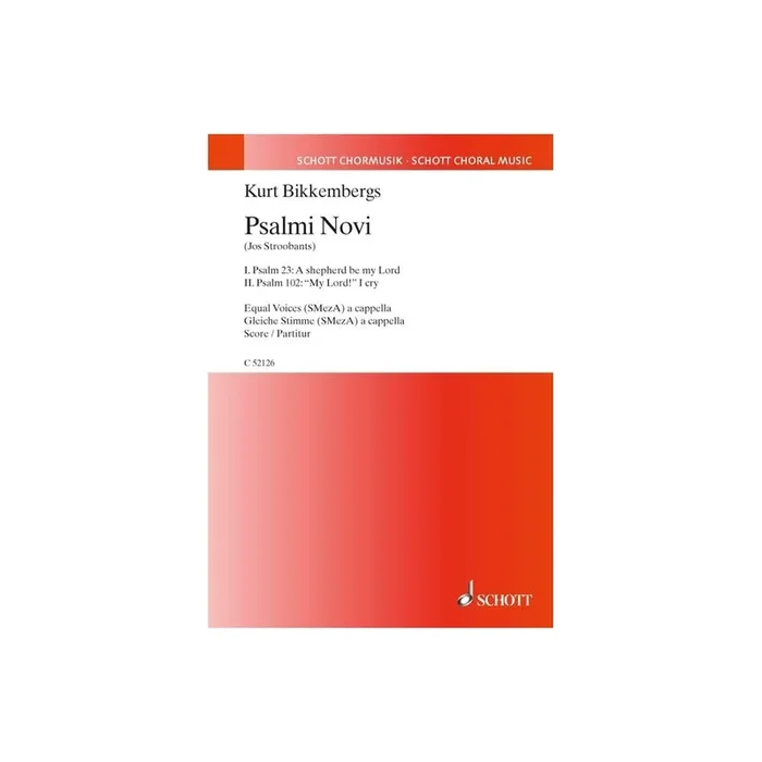 Bikkembergs, Kurt – Psalmi Novi No. 1 + 2