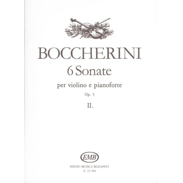 Boccherini & Vermes – 6 sonate per violino e pianoforte Vol. 2
