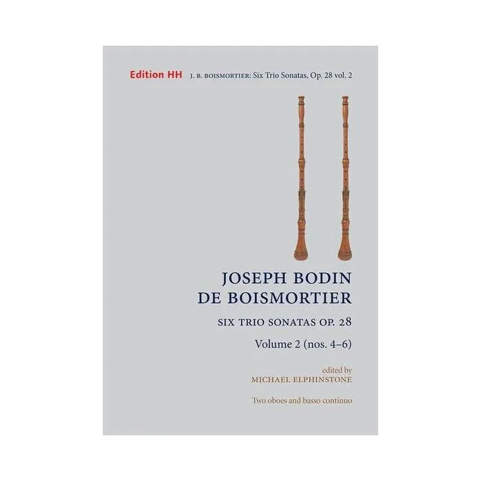 Boismortier, Joseph Bodin de – Six Trio Sonatas op. 28 Vol. 2