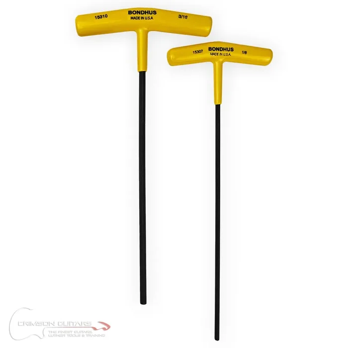 Bondhus T-Handle Truss Rod Adjustment Hex Keys – Imperial