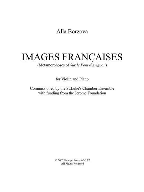 Borzova: Images Françaises