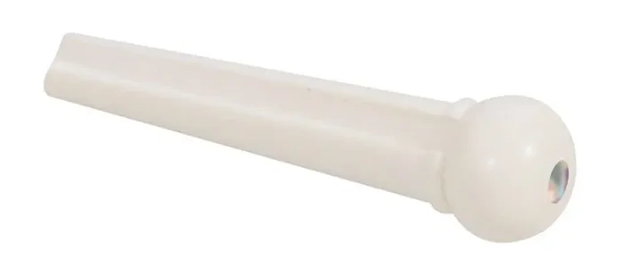 Boston Bridge Pin – White with Pearloid Dot (Single)