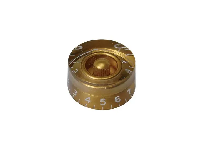 Boston (KG-110) Transparent Gold SG / LP Speed Knob / Hatbox – Metric