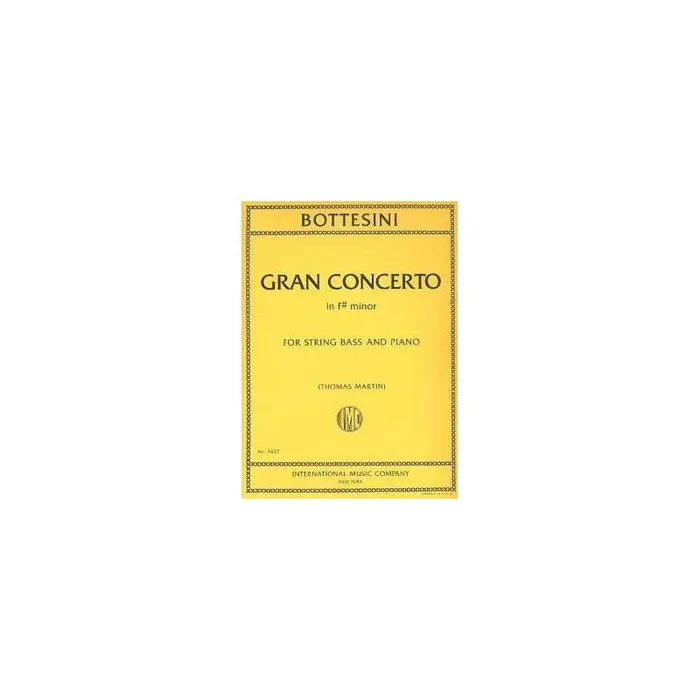Bottesini, Giovanni – Gran Concerto in F-sharp Minor