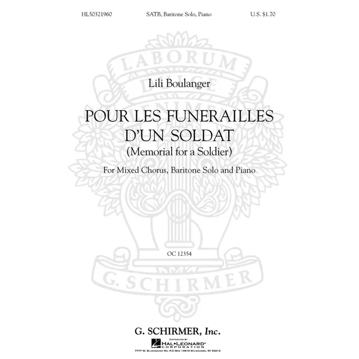 Boulanger, Lili – Pour les Funerailles d’un Soldat
