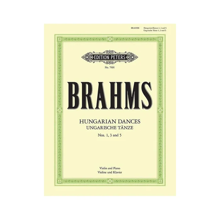 Brahms, Johannes – Hungarian Dances Nos.1, 3, 5