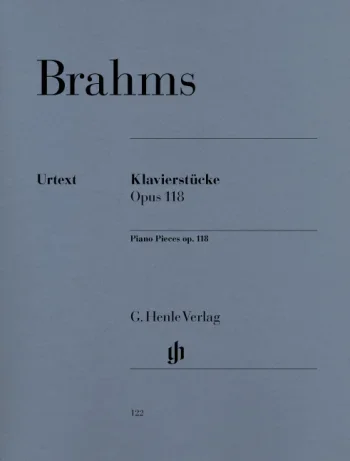 Brahms : Piano Pieces Op.118 Solo Piano (Henle)