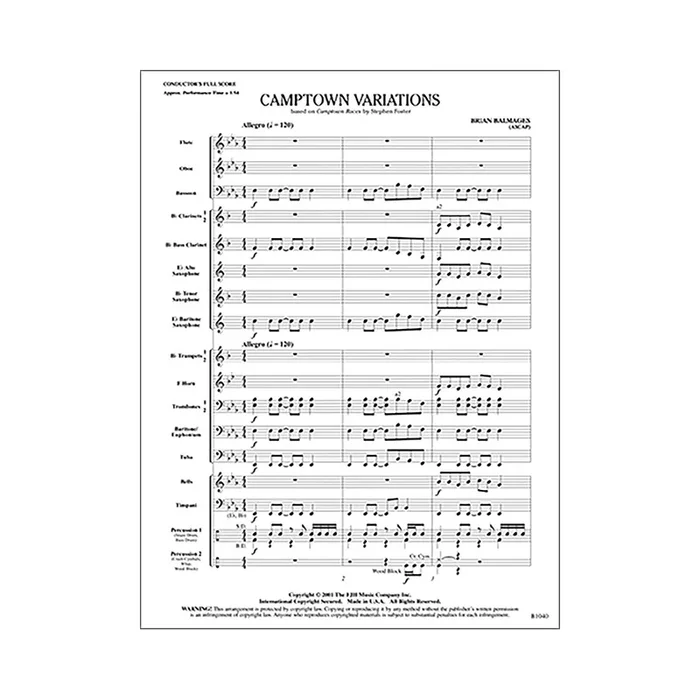 Brian Balmages – Camptown Variations
