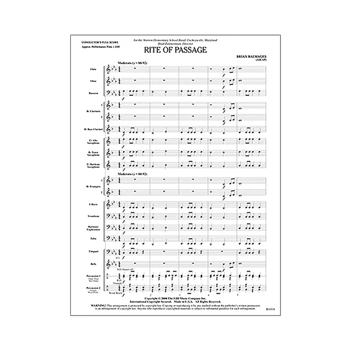 Brian Balmages – Rite of Passage