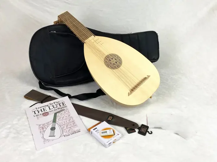 Bronze Lute Bundle – EMS Heritage 6 Course Renaissance Lute after Hieber