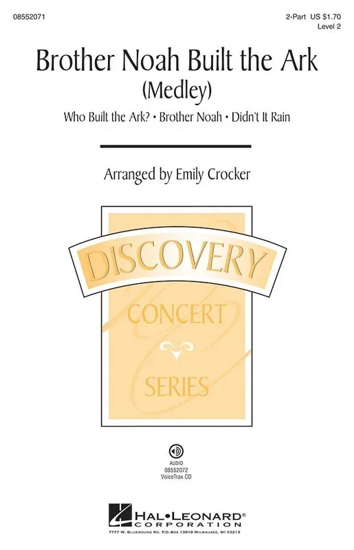 Brother Noah Built The Ark 2 Pt (Octavo)