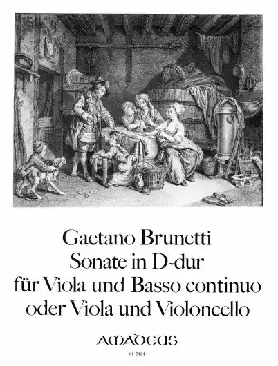 Brunetti Sonata in D Major for Viola and Basso Continuo