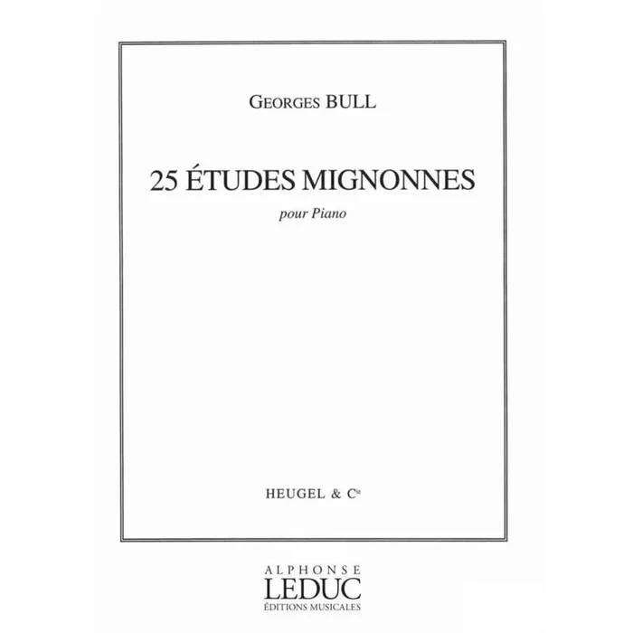 Bull – 25 Etudes Mignonnes Op90