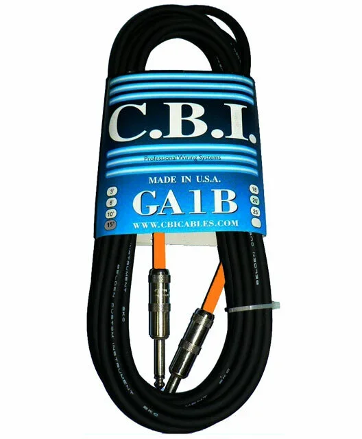 C.B.I. Cables GA1B All American Series 15ft Instrument Cable
