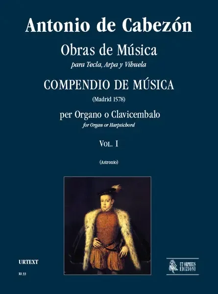 Cabezon Obras de Musica para Tecla, Arpa y Vihuela for Organ or Harpsichord, Vol. 1