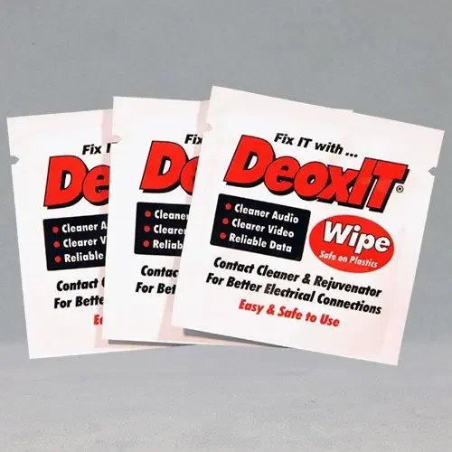 CAIG DeoxIT K-D1W-50 (Individual Wipes,3 x 3.5″)