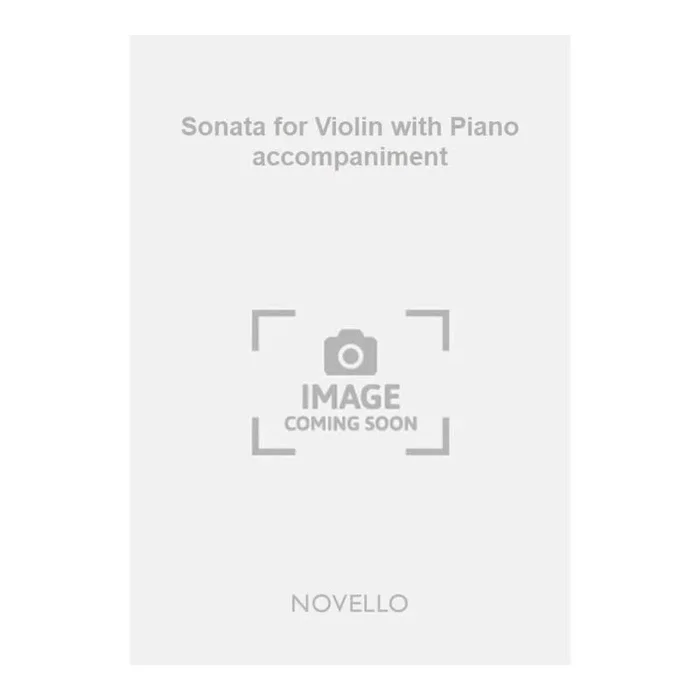 Camilleri, Charles – Sonata for Violin with Piano accompaniment