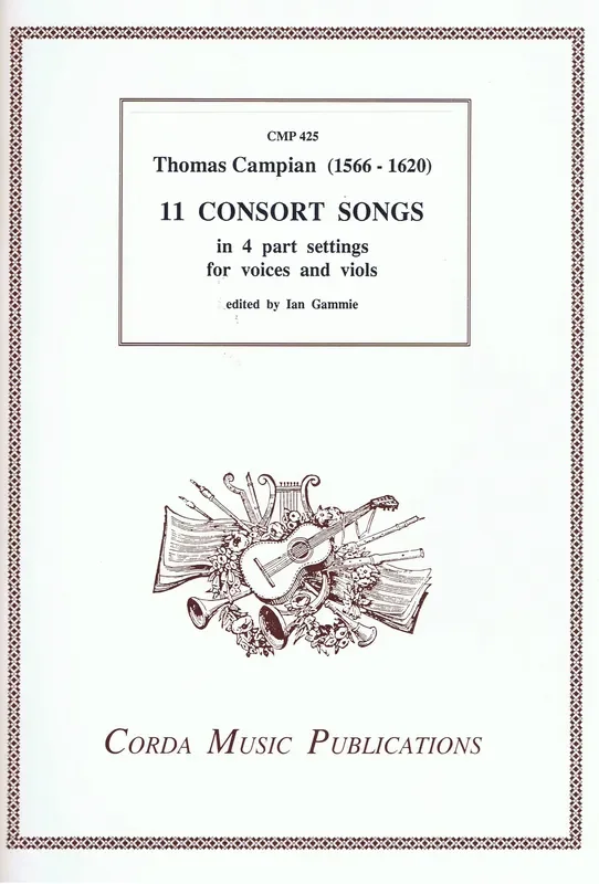 Campian 11 Consort Songs in 4 Parts for Voices or Viols