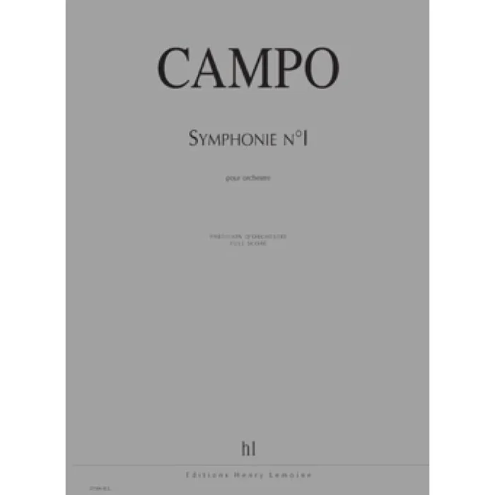 Campo, Régis – Symphonie n°1