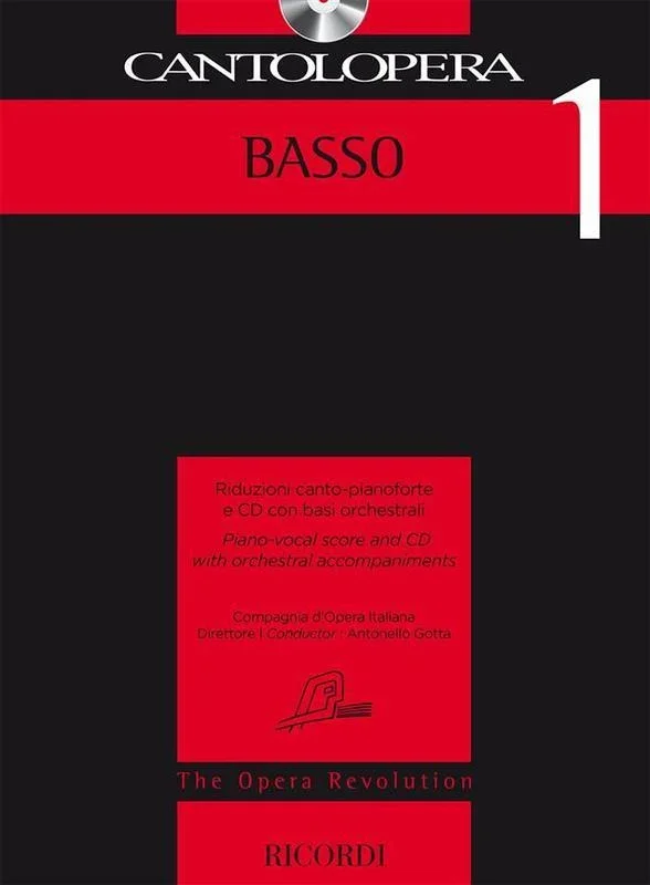 Cantolopera Bass 1 Book/CD