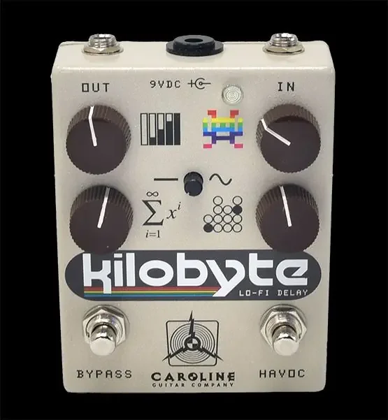 Caroline Kilobyte Lo-Fi Delay Pedal Review & Guide Original vs. Kilobyte 2000