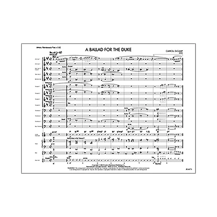 Carroll DeCamp – Ballad for the Duke, A