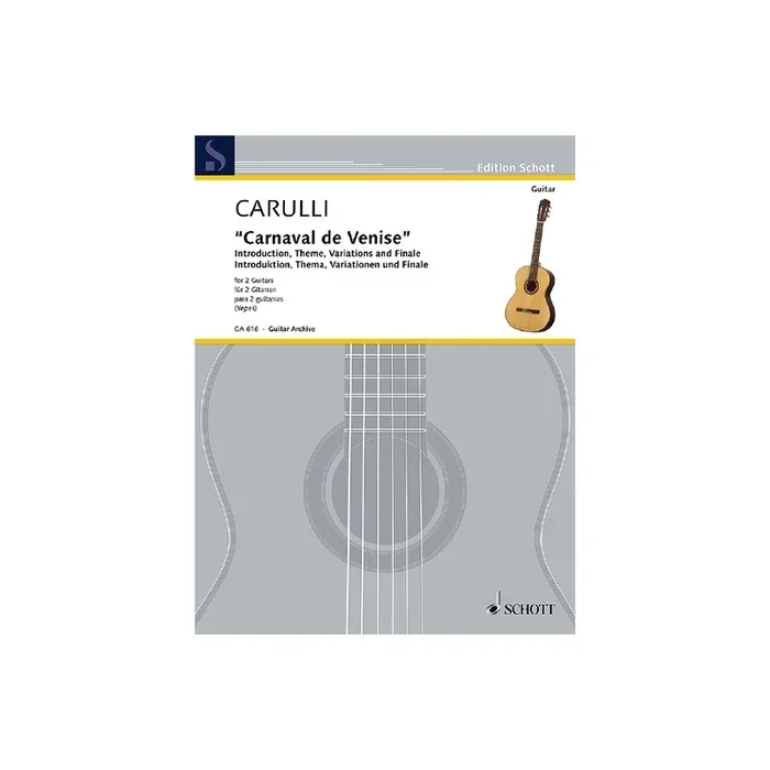 Carulli, Ferdinando – Introduction, Theme, Variations and Finale op. 117