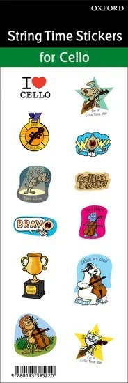 Cello Time Stickers: 6-sheet Pack (OUP)