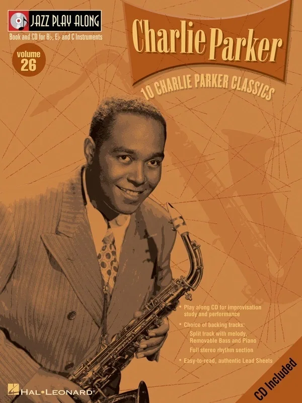 Charlie Parker Jazz Play Along Book/CD V26 (Softcover Book/CD)